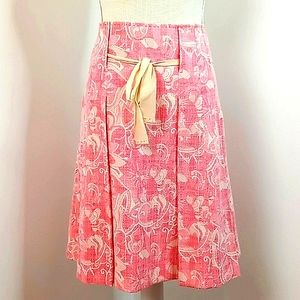 Elie Tahari Women's Pleated Flare Skirt Size 10P